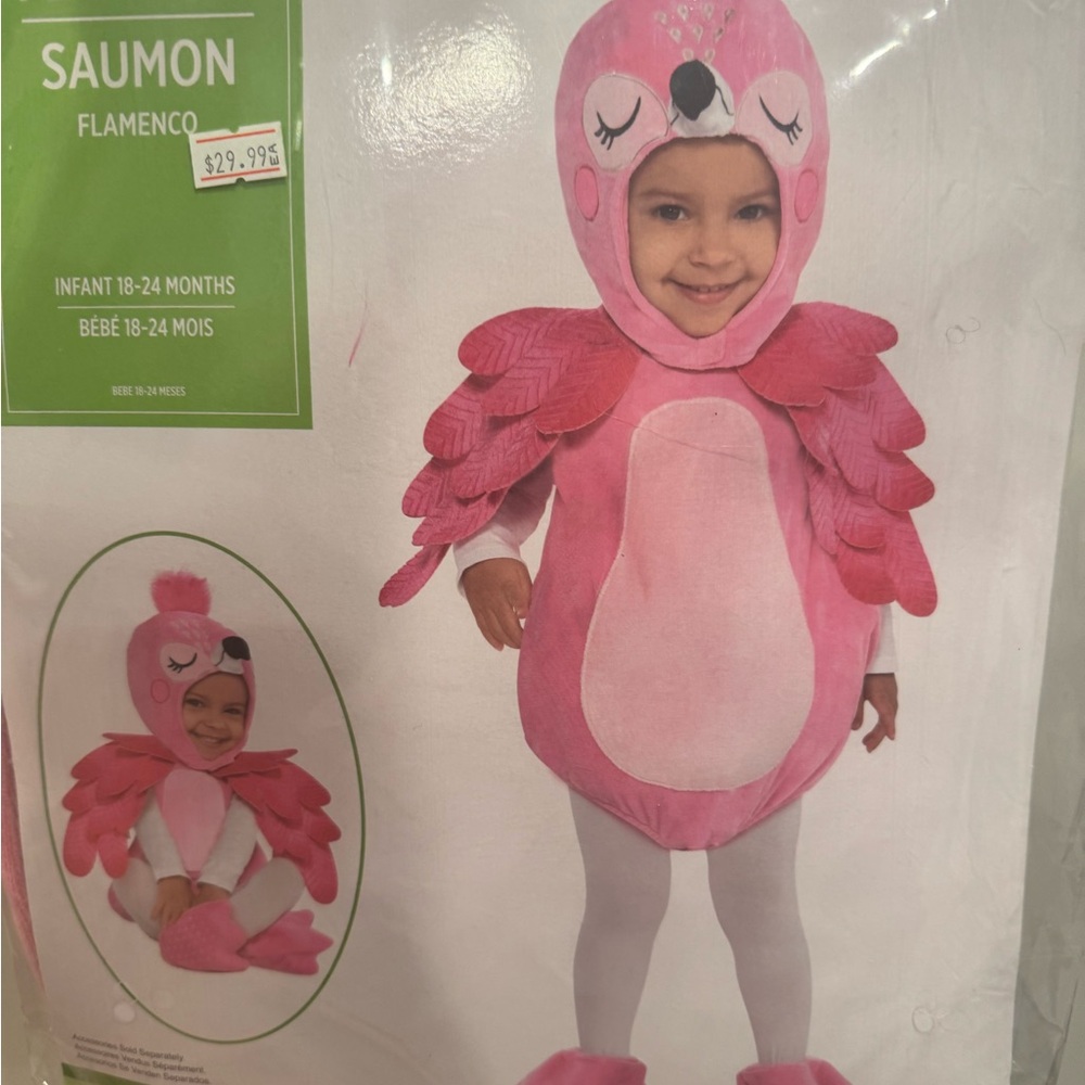 New Pink Flamingo Kids Costume